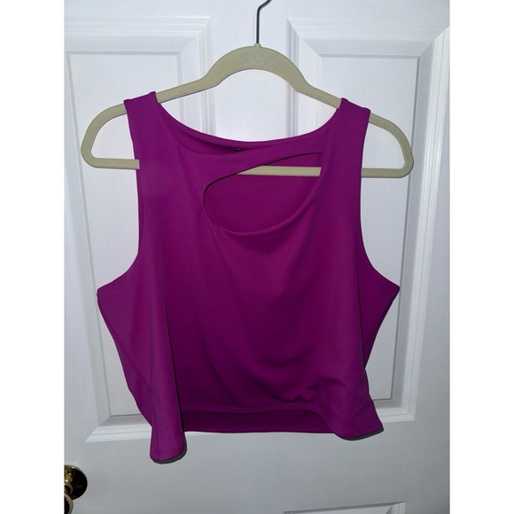 Express Tops - Express Purple Crop Top